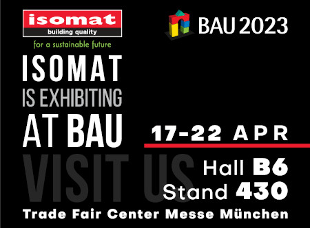 Η ISOMAT συμμετέχει στην BAU 2023