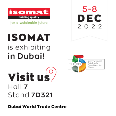 Η ISOMAT στην Big 5 Dubai 2022